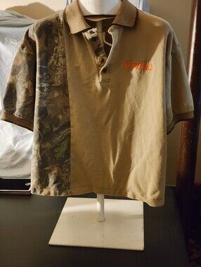 Stihl Tan Polo with Camo Accent